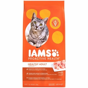 Iams Proactive Health Adult Original with Chicken Dry Cat Food cat treats toys for cats cat hair remover cat cleaning supplies cat food bowl