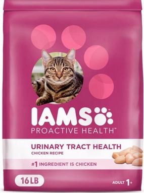 Iams Proactive Health Adult Urinary Tract Healthy With Chicken Cat Kibble Dry Cat Food freeze dried dog food raw food for dogs dog freeze meal high protein dog food grain free freeze dog food