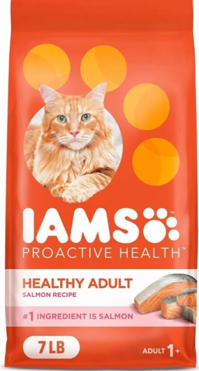Iams ProActive Health Original with Salmon and Tuna Dry Cat Food freeze dried dog food raw food for dogs dog freeze meal high protein dog food grain free freeze dog food