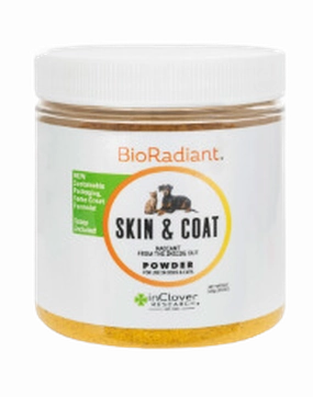 In Clover BioRadiant - Skin & Coat 100g/3.5oz Bottle pig feed piglet nutrition pig food pellets pig vitamins pig treats