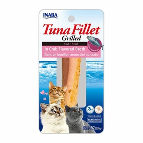 Inaba Grilled Tuna Fillet in Crab Flavored Broth Cat Treat cat treats toys for cats cat hair remover cat cleaning supplies cat food bowl