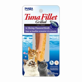 Inaba Grilled Tuna Fillet in Shrimp Flavored Broth Cat Treat cat supplies cat house cat tree cat feeder cat collar
