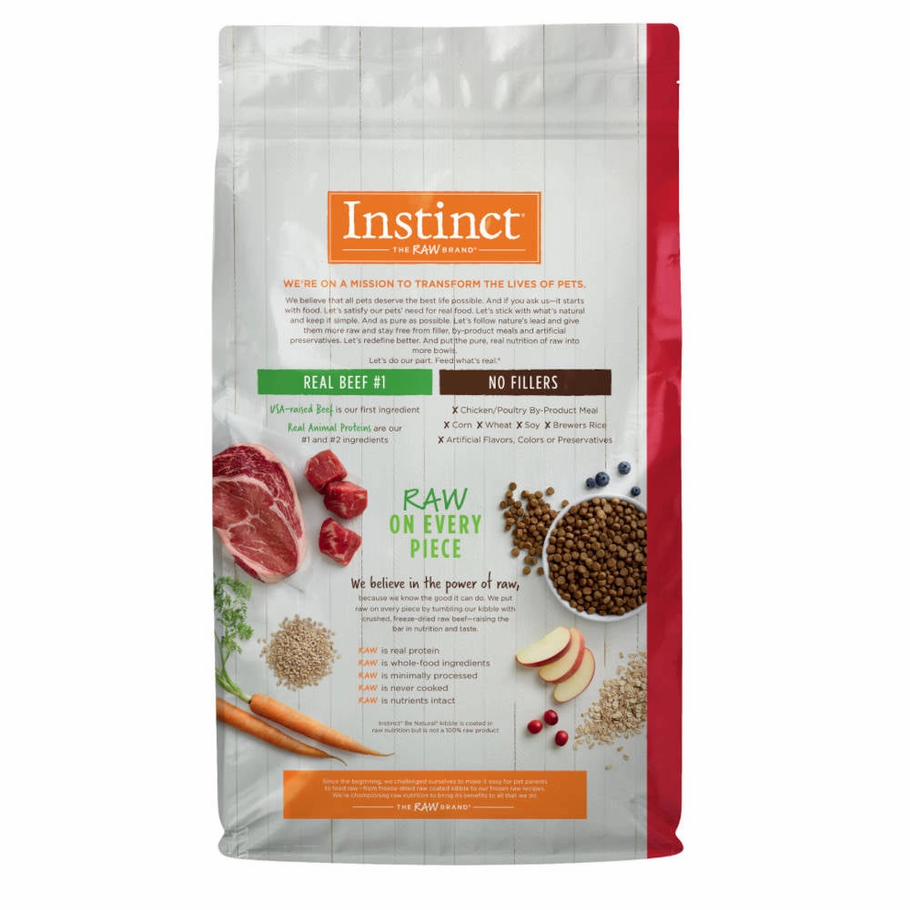 Instinct Be Natural Real Beef & Barley Dry Dog Food 25lb