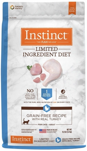 Instinct Limited Ingredient Diet Adult Grain Free Recipe with Real Turkey Natural Dry Cat Food freeze dried dog food raw food for dogs dog freeze meal high protein dog food grain free freeze dog food