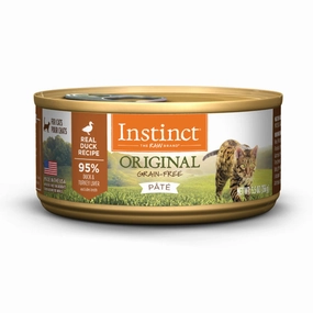 Instinct Original Real Duck Pate Grain-Free Canned Cat Food cat food cans soft cat food high protein cat food natural cat food senior cat food