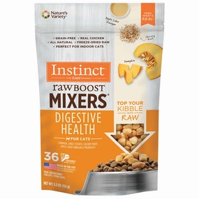 Instinct Raw Boost Mixers Digestive Health Freeze-Dried Raw Cat Food Topper natural cat food soft cat treats freeze dried cat food organic cat treats indoor cat food