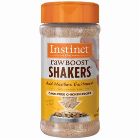 Instinct Raw Boost Shakers Chicken Grain-Free Freeze-Dried Raw Cat Food Topper 5.5oz natural cat food soft cat treats freeze dried cat food organic cat treats indoor cat food