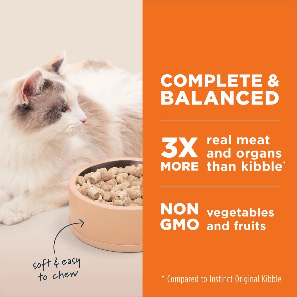 Instinct Raw Meal Chicken Grain-Free Freeze-Dried Raw Cat Food 269g