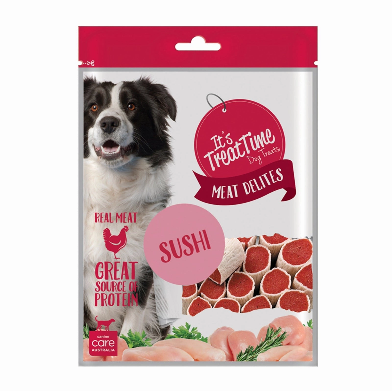 It's Treat Time Meat Delites Chicken Jerky Poll Sushi