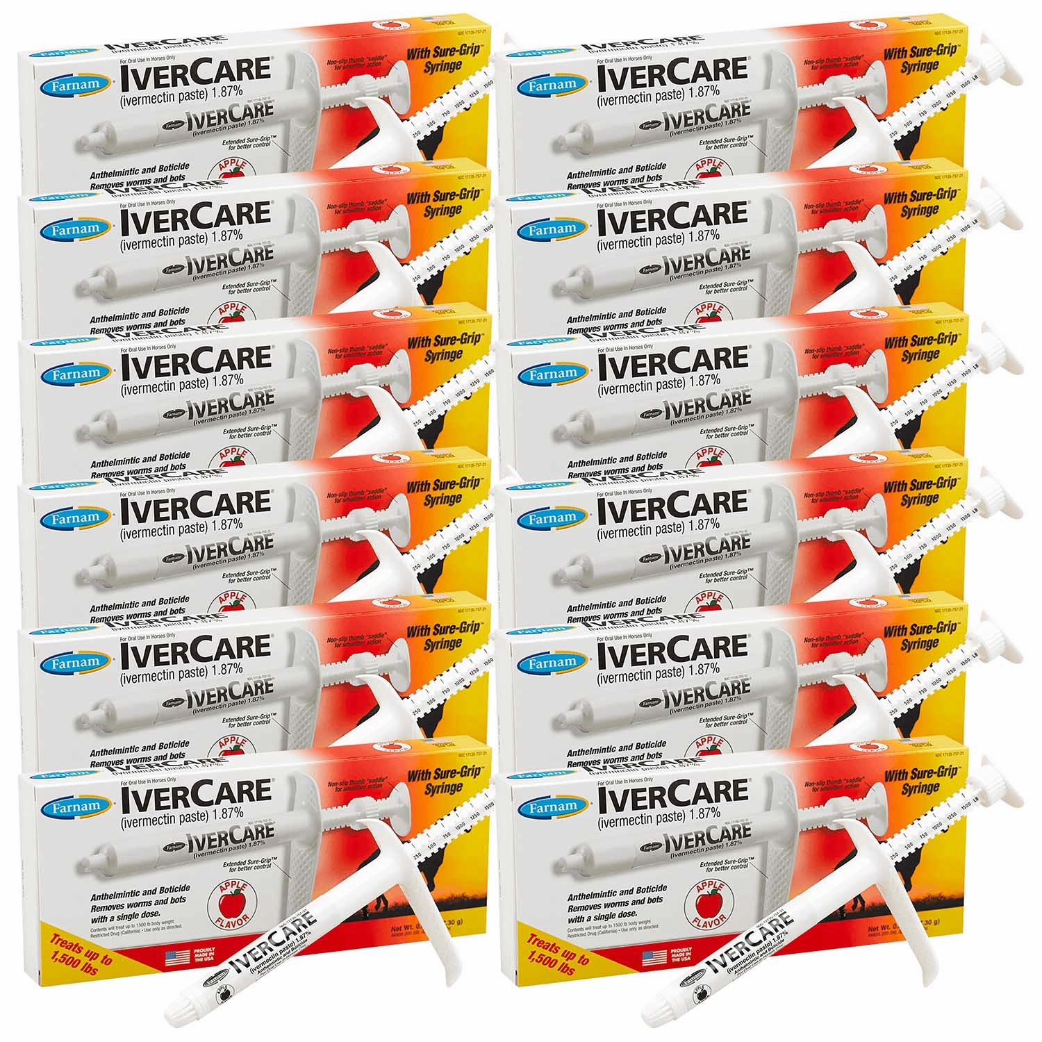 IverCare Paste Horse Dewormer, 1-dose