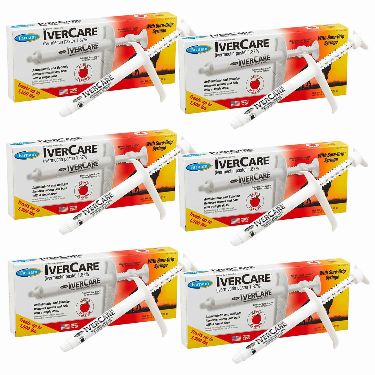 IverCare Paste Horse Dewormer, 1-dose