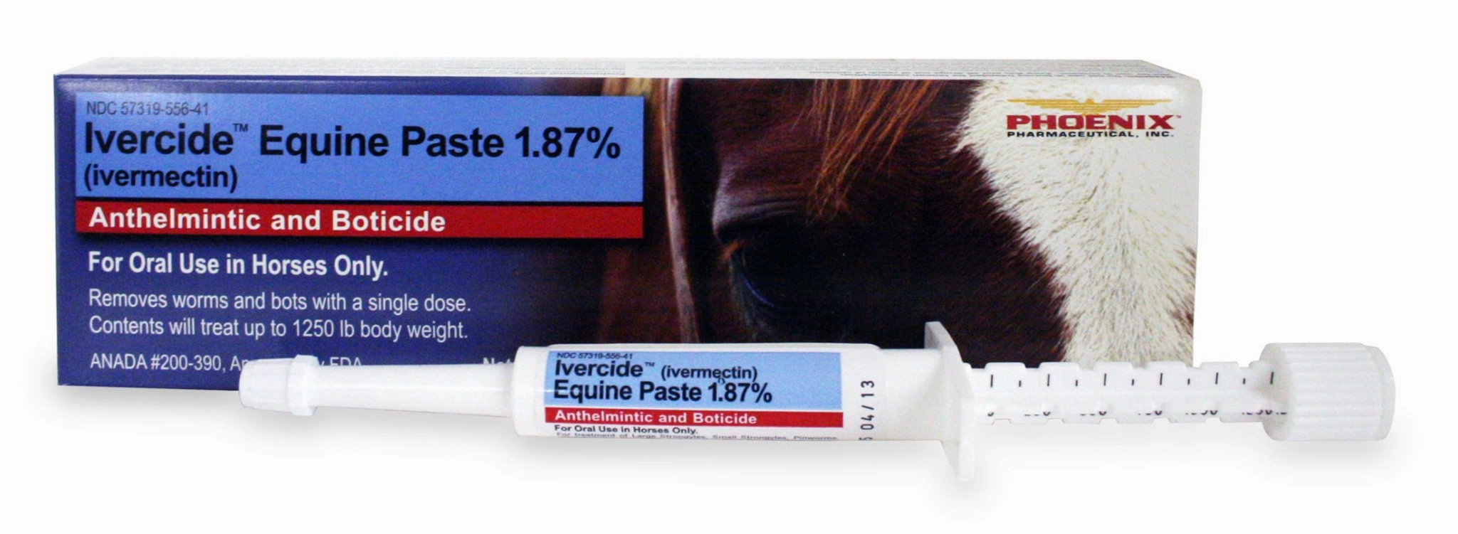 Ivercide Ivermectin Equine Wormer Paste 1.87%, 6.08 gm poultry remedies poultry supplement goat vitamins sheep probiotics animal health boost