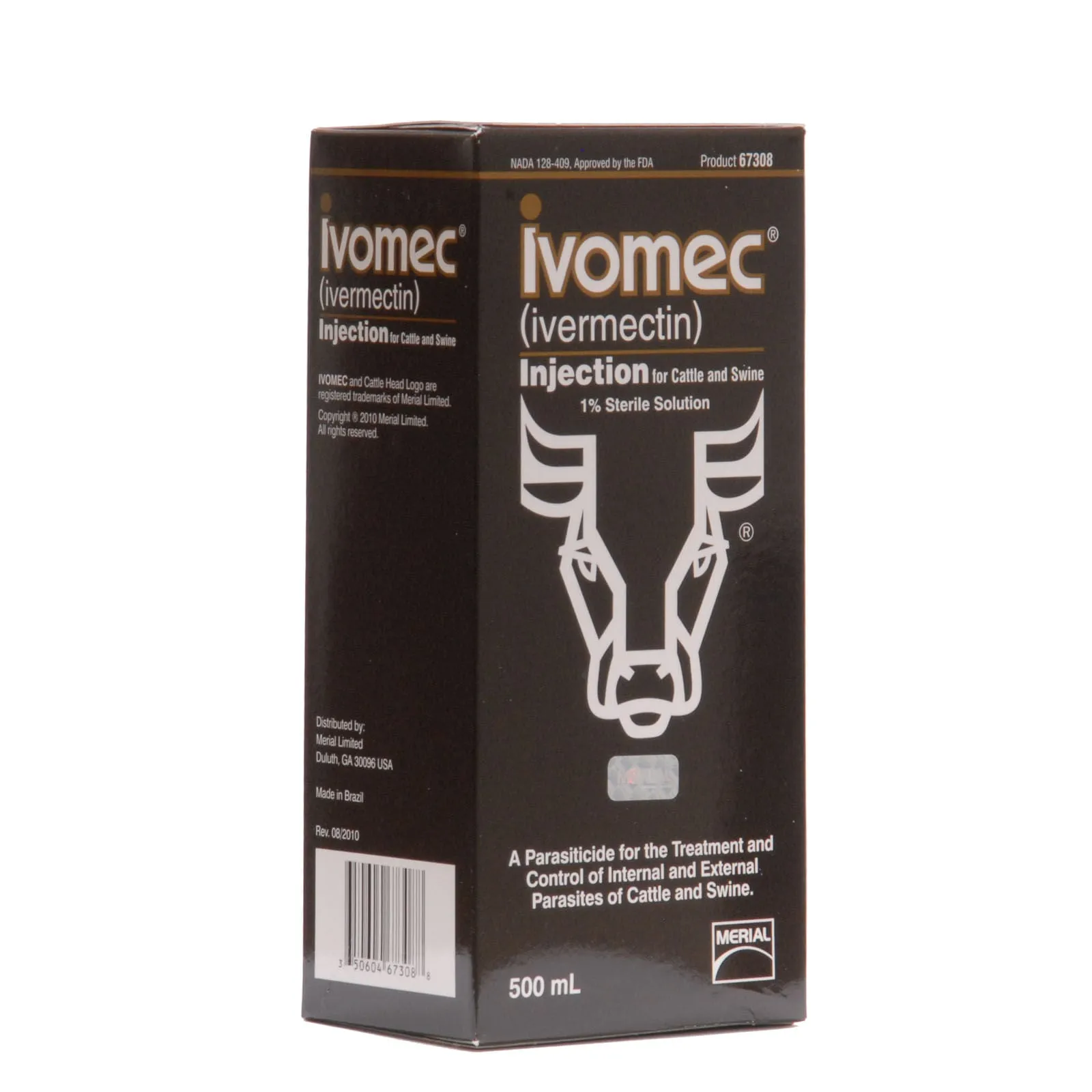 IVOMEC Injection (1%) Wormer for Cattle & Swine