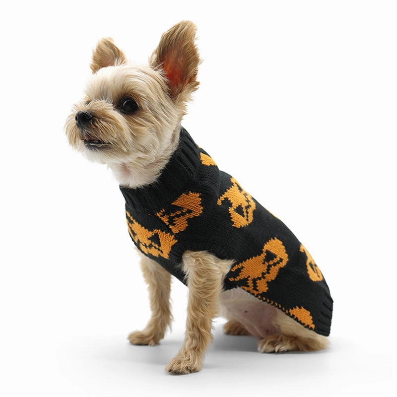 Jack O Lantern Dog Sweater