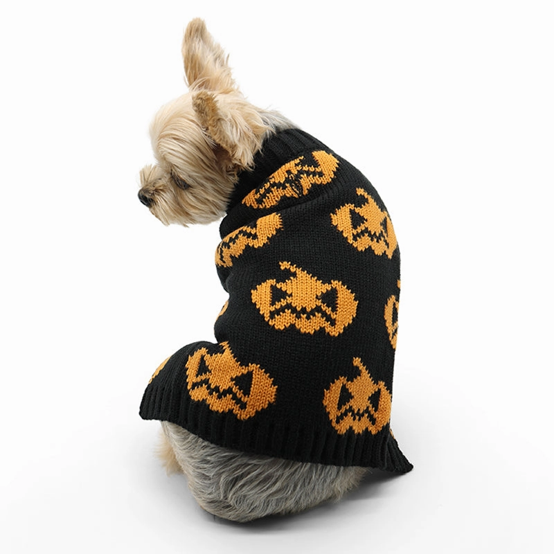 Jack O Lantern Dog Sweater