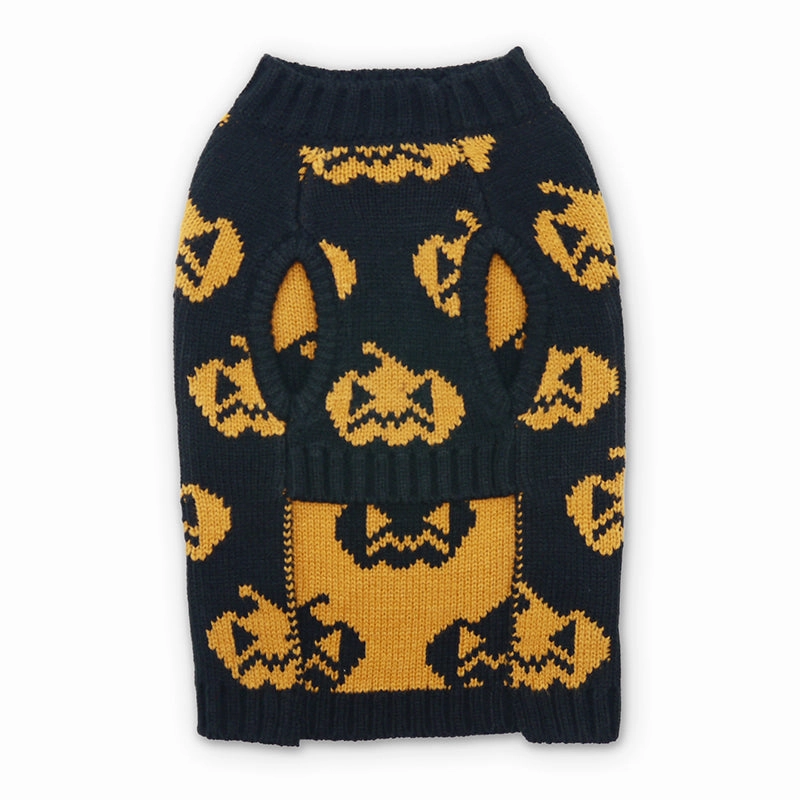 Jack O Lantern Dog Sweater