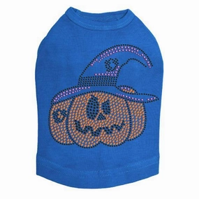 Jack O'Lantern With Hat Rhinestone Dog Tank treats for dogs dog biscuits dog reward treats organic dog snacks natural dog biscuits