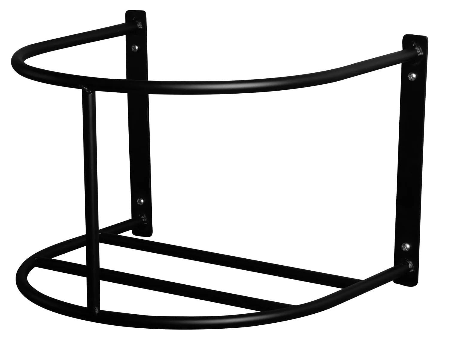 Jeffers 20 Quart Flatback Bucket Holder, Black