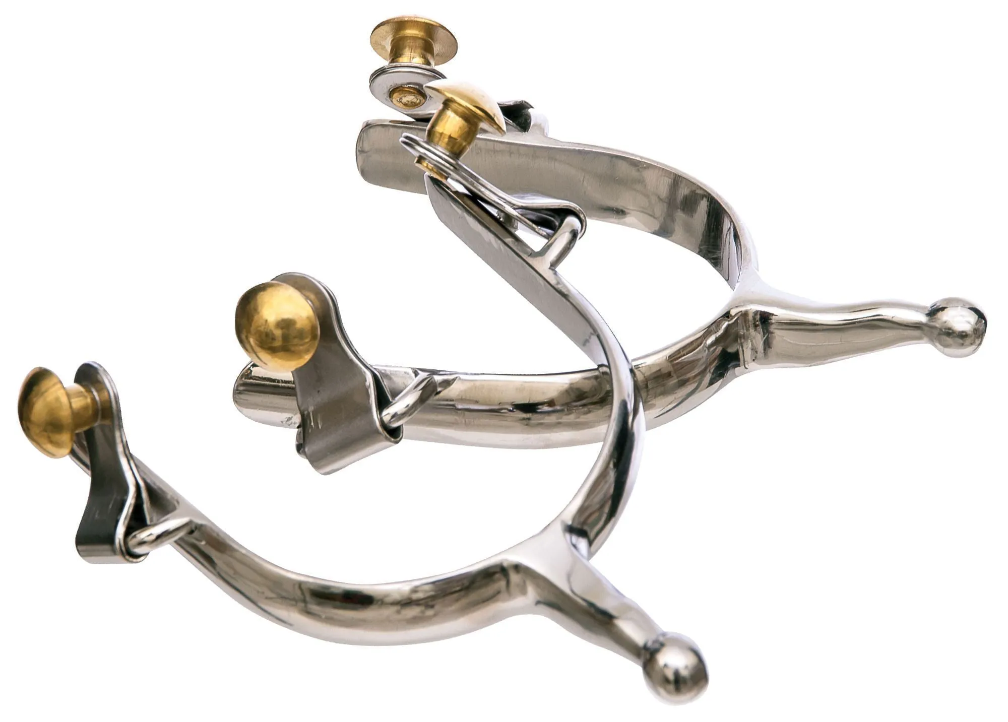 Jeffers Ladies' 1-1/2" Shank Humane Spurs with Ball End, Pair