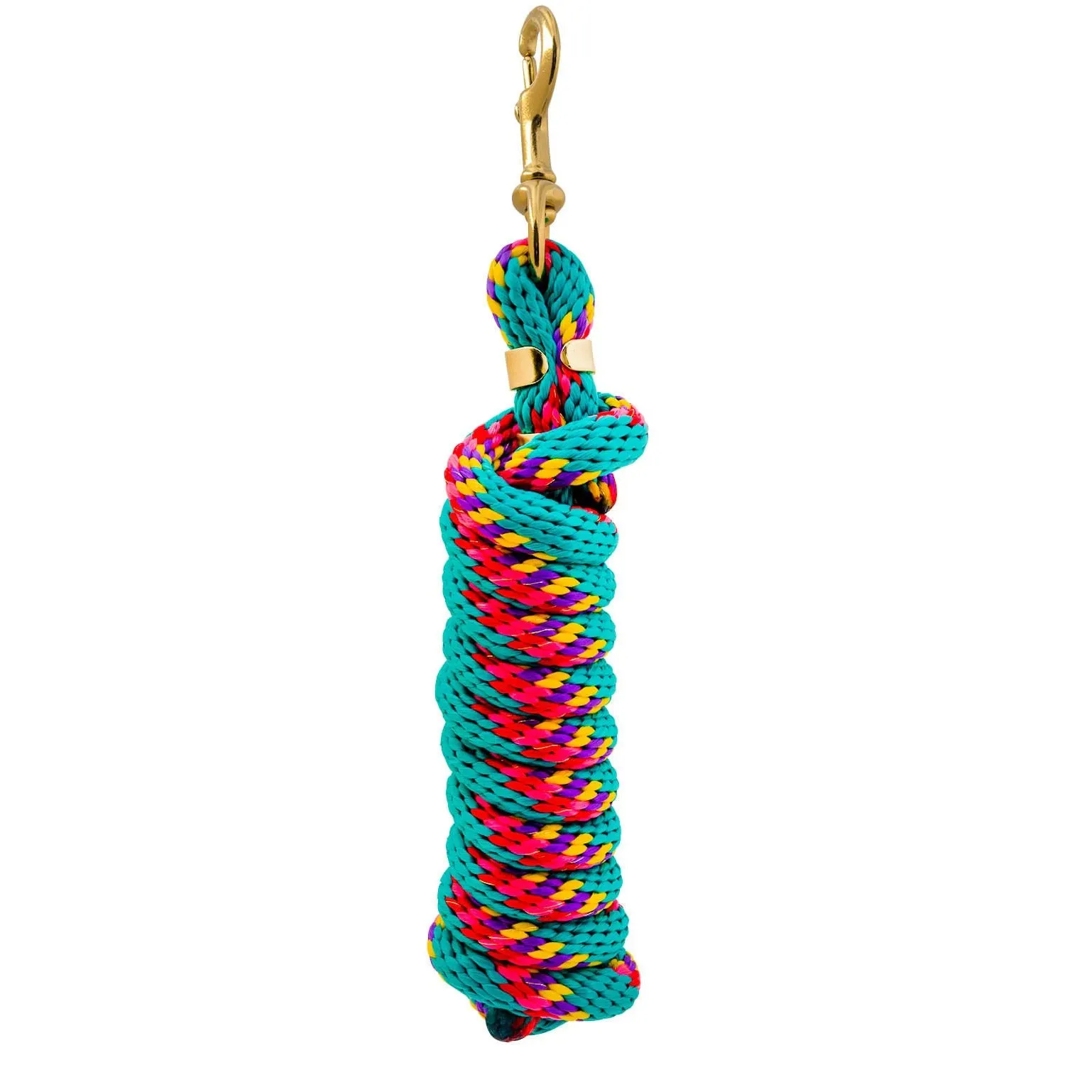 Jeffers Neon Poly Lead Rope with Bolt Snap, 8'