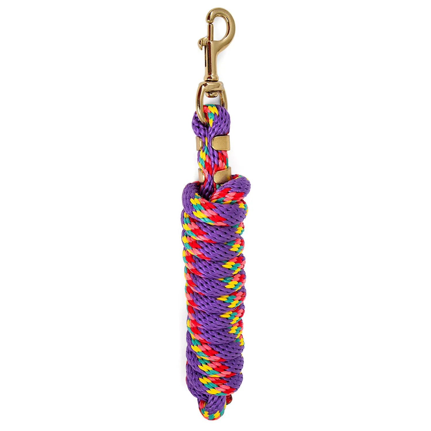 Jeffers Neon Poly Lead Rope with Bolt Snap, 8'