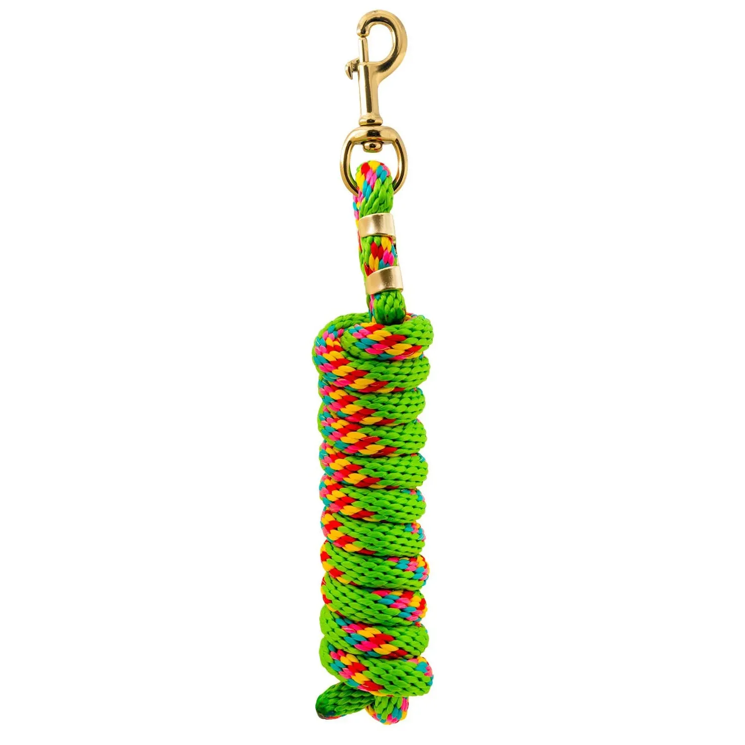Jeffers Neon Poly Lead Rope with Bolt Snap, 8'