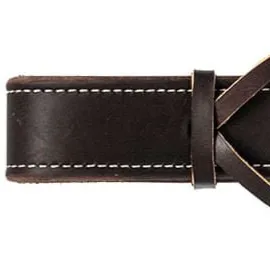 Jeffers Poplar Head Premium Doubled & Stitched Latigo Leather Off Billet