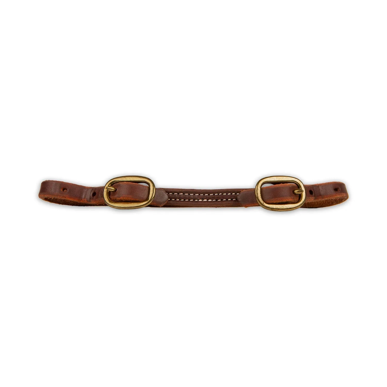Jeffers Poplar Head Premium Oiled Doubled and Stitched Harness Leather Curb Strap