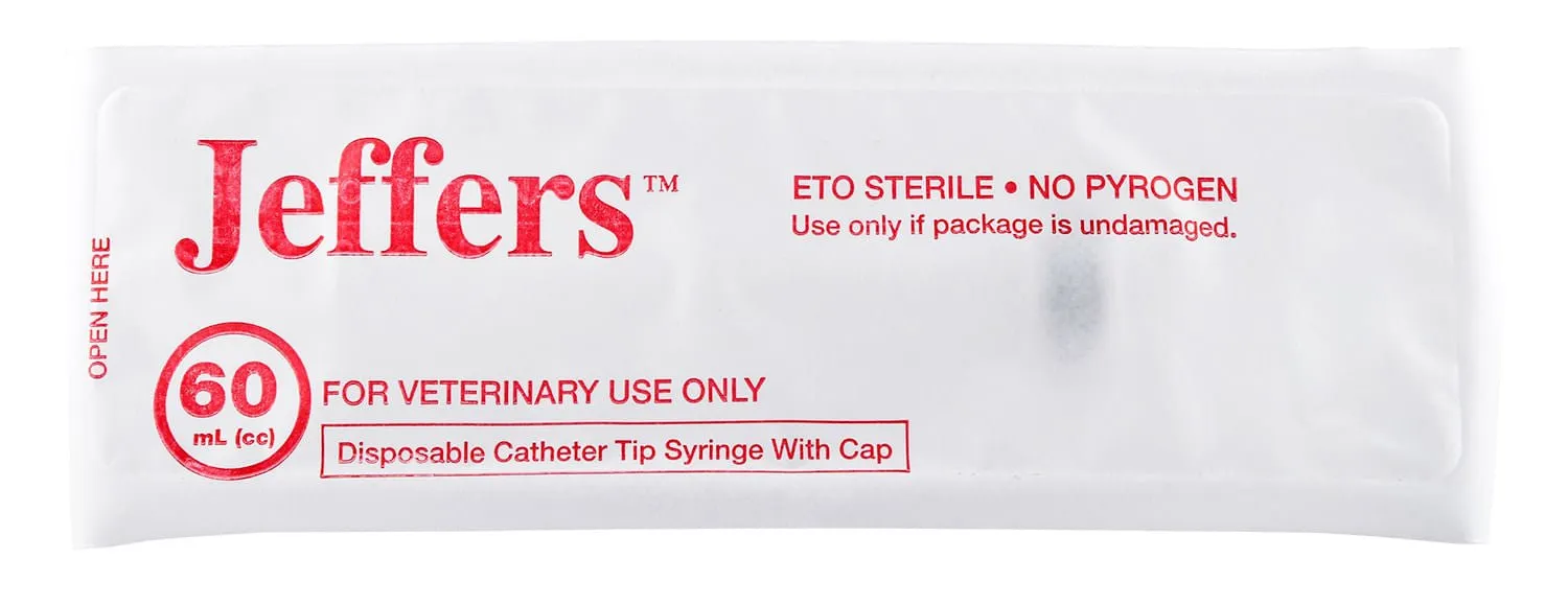 Jeffers Syringe with Catheter Tip