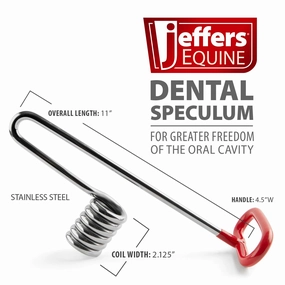 Jeffers Equine Dental Speculum tuff dog toys durable toys for dogs chew tested toys hard chew toy strong plush