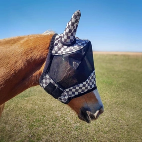 Jeffers Expression Deluxe Mesh Fly Mask with Ears pet shampoo pet brush pet wipes pet scissors pets comb