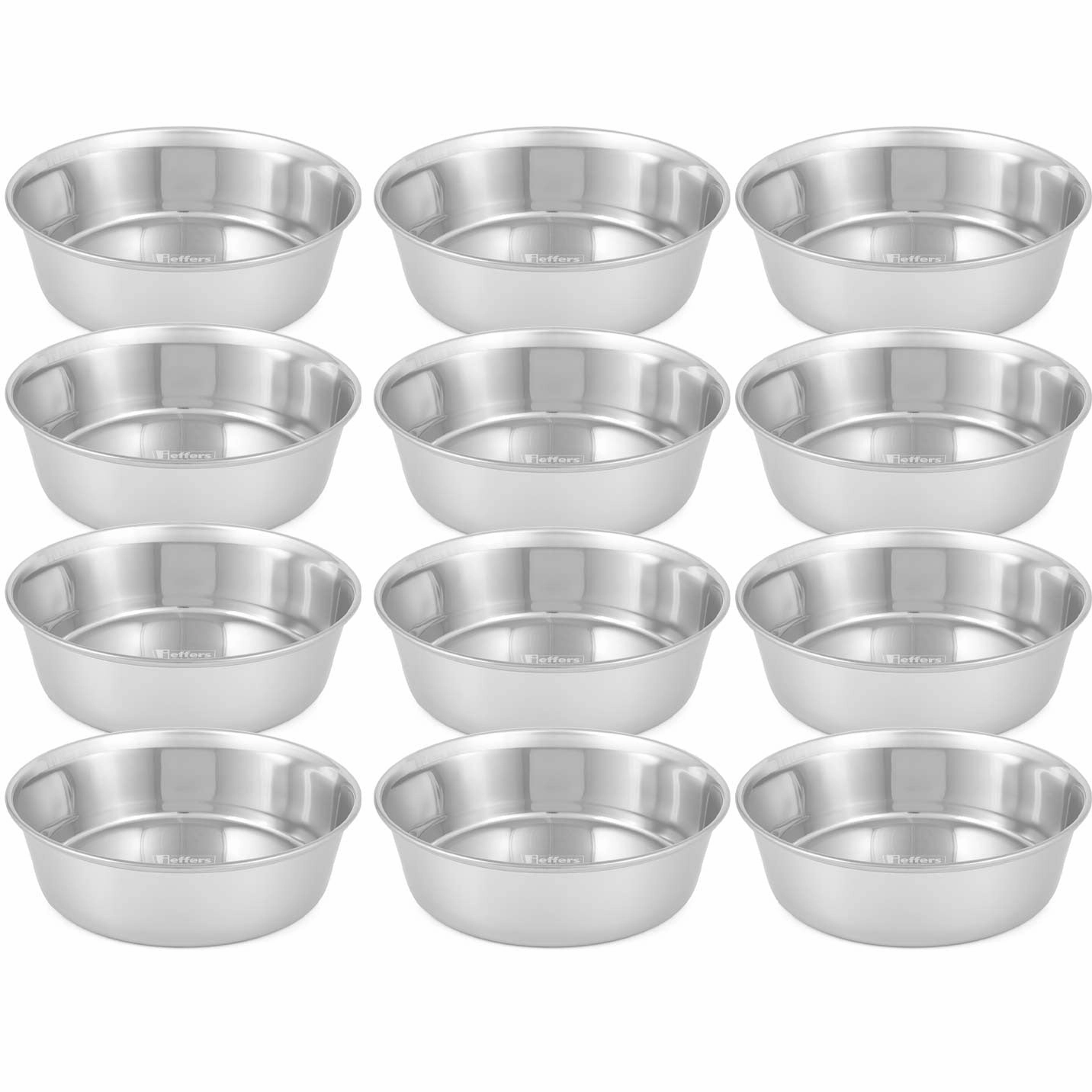 Jeffers Heavy Duty Stainless Steel Food & Water Bowls for Pets