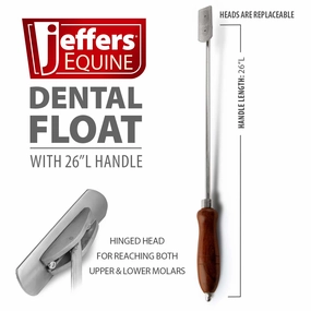 Jeffers Horse Dental Float (& Replacement Blades) tuff dog toys durable toys for dogs chew tested toys hard chew toy strong plush