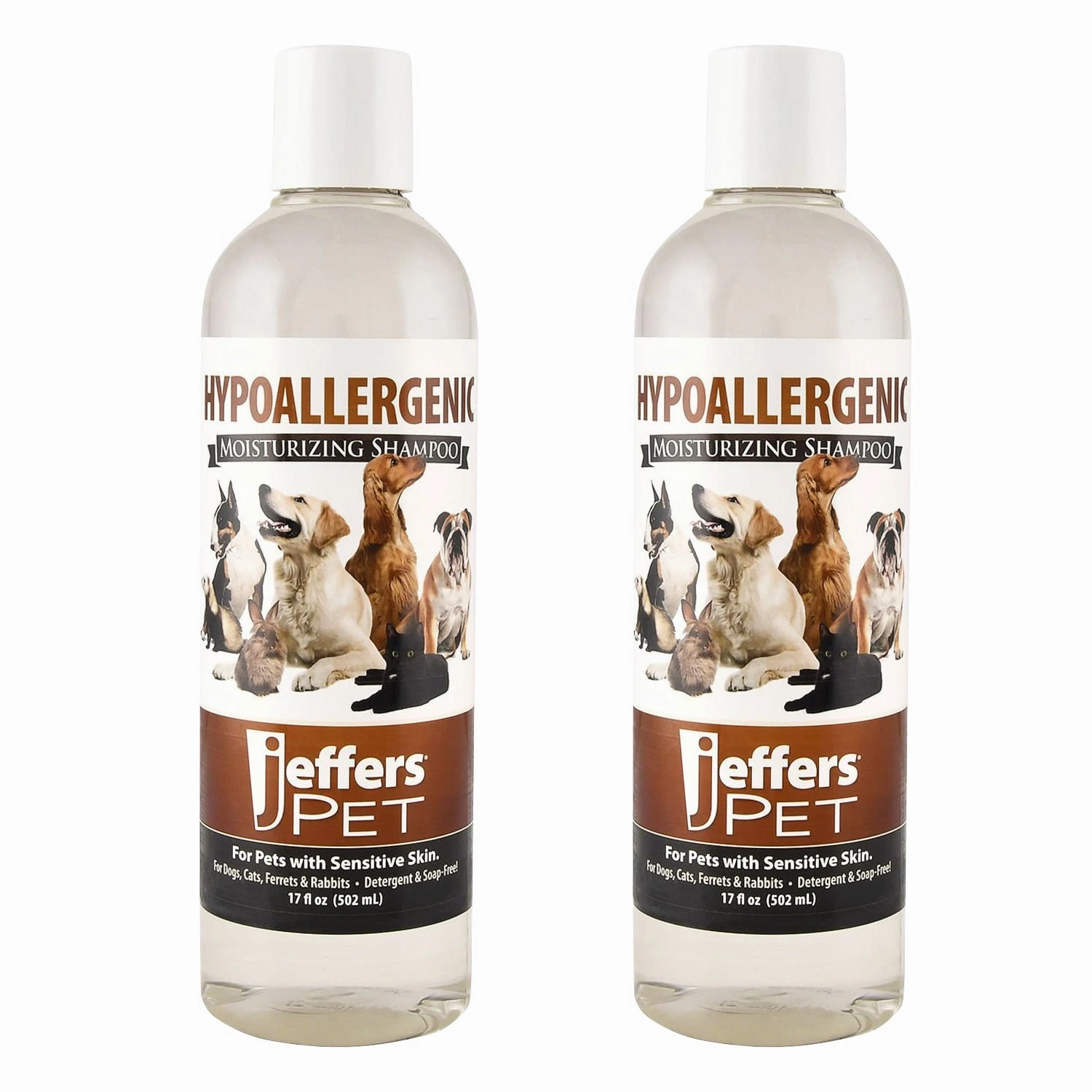 Jeffers Hypoallergenic Moisturizing Pet Shampoo for Sensitive Skin