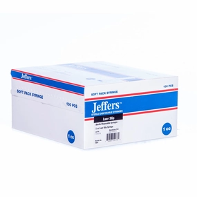 Jeffers Luer Slip Syringes, Box of 100 tuff dog toys durable toys for dogs chew tested toys hard chew toy strong plush