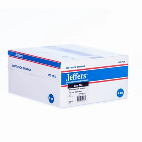 Jeffers Luer Slip Syringes, Box of 100 chicken supplies backyard chicken coop accessories poultry food chicken vitamins