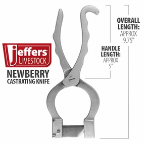 Jeffers Newberry Castrating Knife (& Replacement Blades) wet cat food canned food for cats gravy cat cans soft texture cat food wet pouches