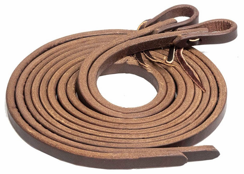 Jeffers Poplar Head Premium Oiled Harness Leather Split Reins