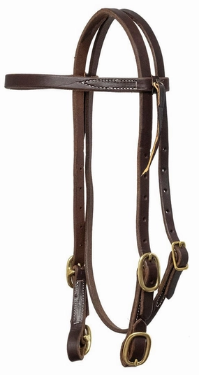 Jeffers Poplar Head Saddlery Oiled Harness Leather Browband Headstall with Easy-Change Buckle Ends cat fur care cat grooming tools cat deshedding brush cat bath kit cat nail trimmer