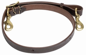 Jeffers Poplar Head Saddlery Oiled Harness Leather Horse Tie Down Strap cat fur care cat grooming tools cat deshedding brush cat bath kit cat nail trimmer