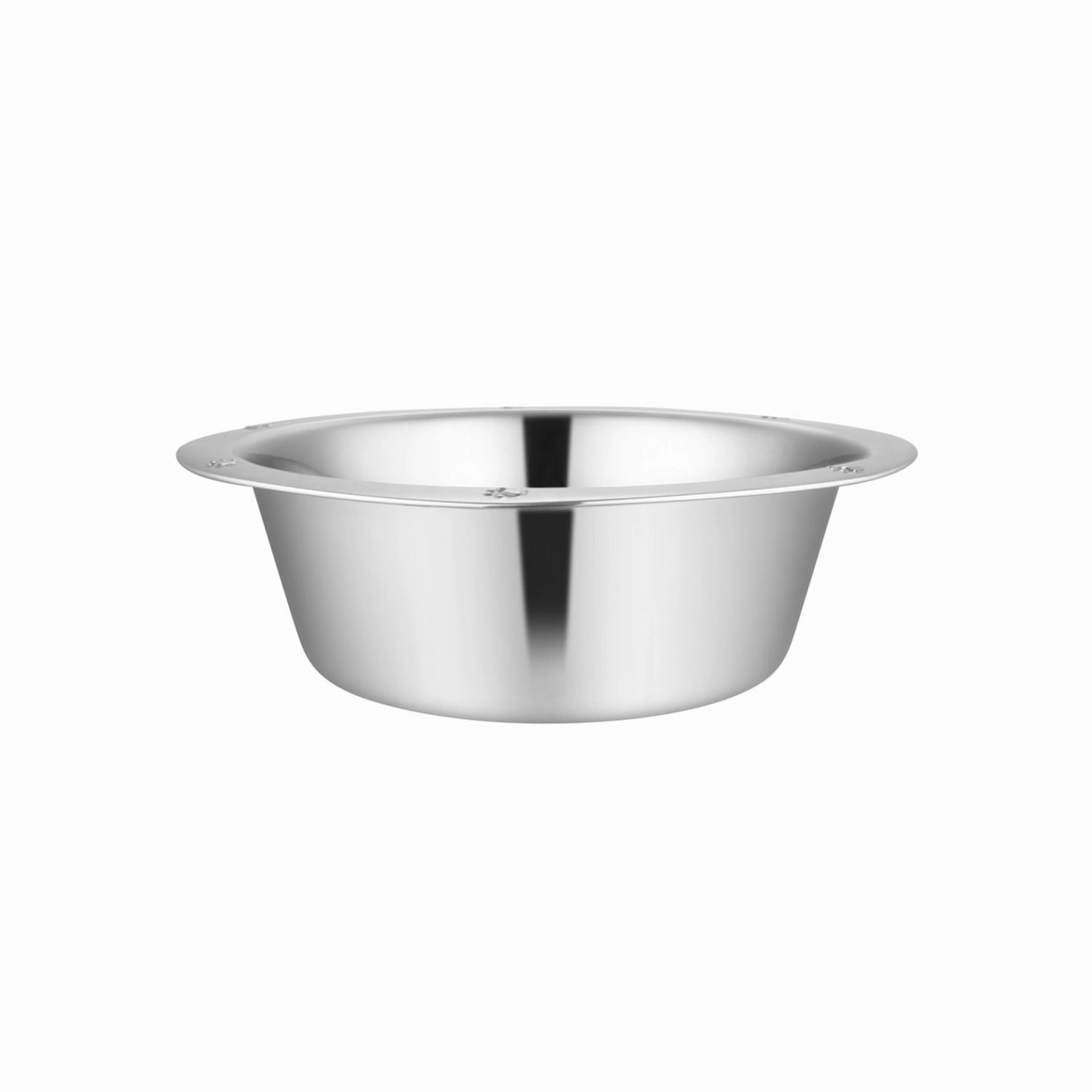 Jeffers Stainless Steel Embossed Wide-Lip Food & Water Pet Bowls