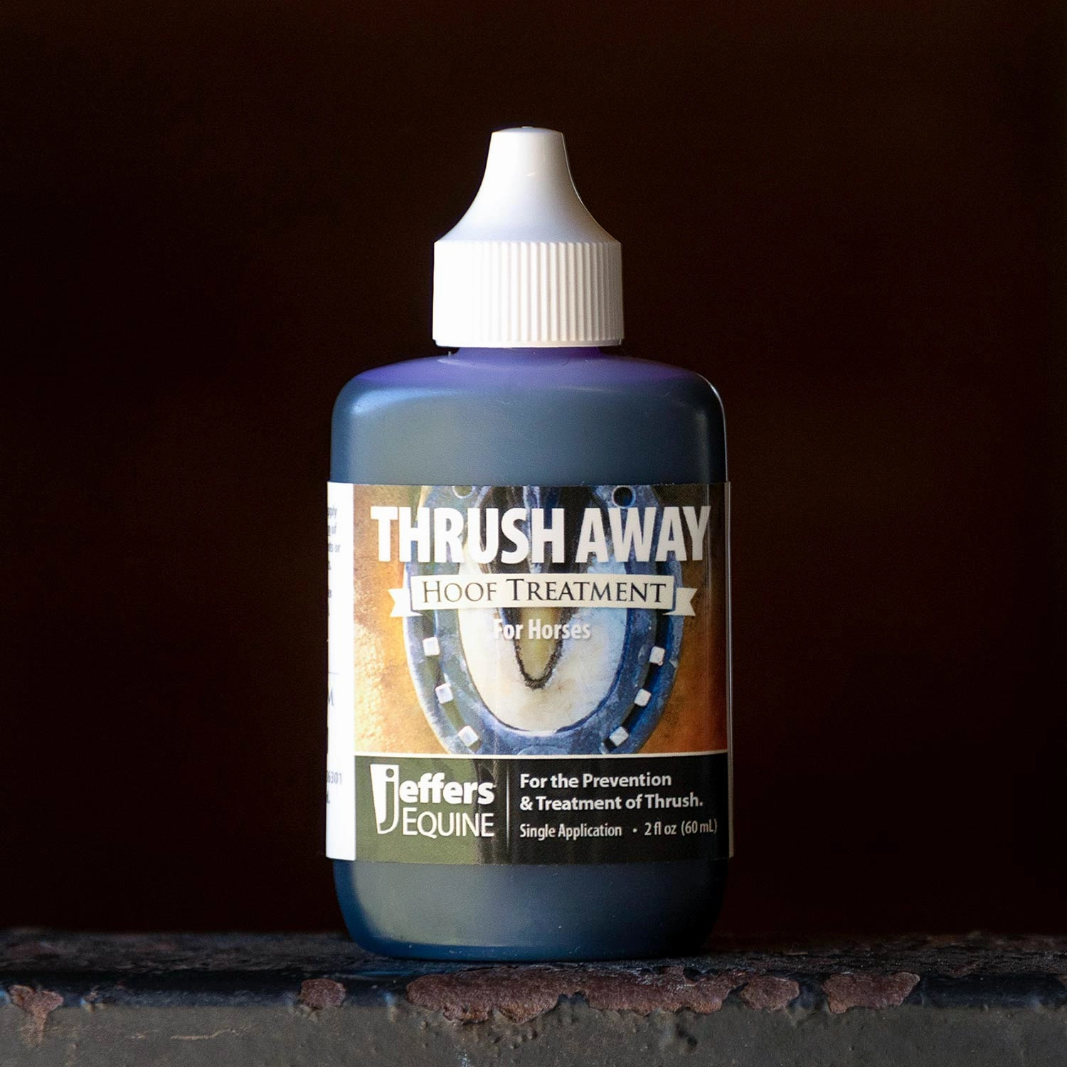 Jeffers Thrush Away Hoof Treatment for Thrush in Horses, 2 oz