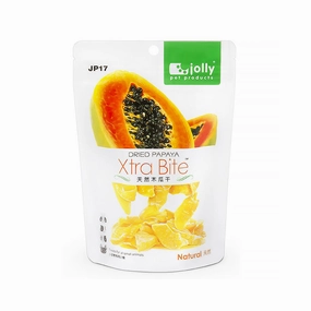 Jolly Dried Papaya Treats 180g (JP17) cat vitamins cat digestive aid cat immune support cat joint supplement cat skin supplement