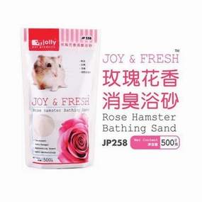 Jolly Joy & Fresh Hamster Bathing Sand Rose 500g (JP258) dog water fountain slow feeder automatic dog feeder gravity feeder dog food dispenser