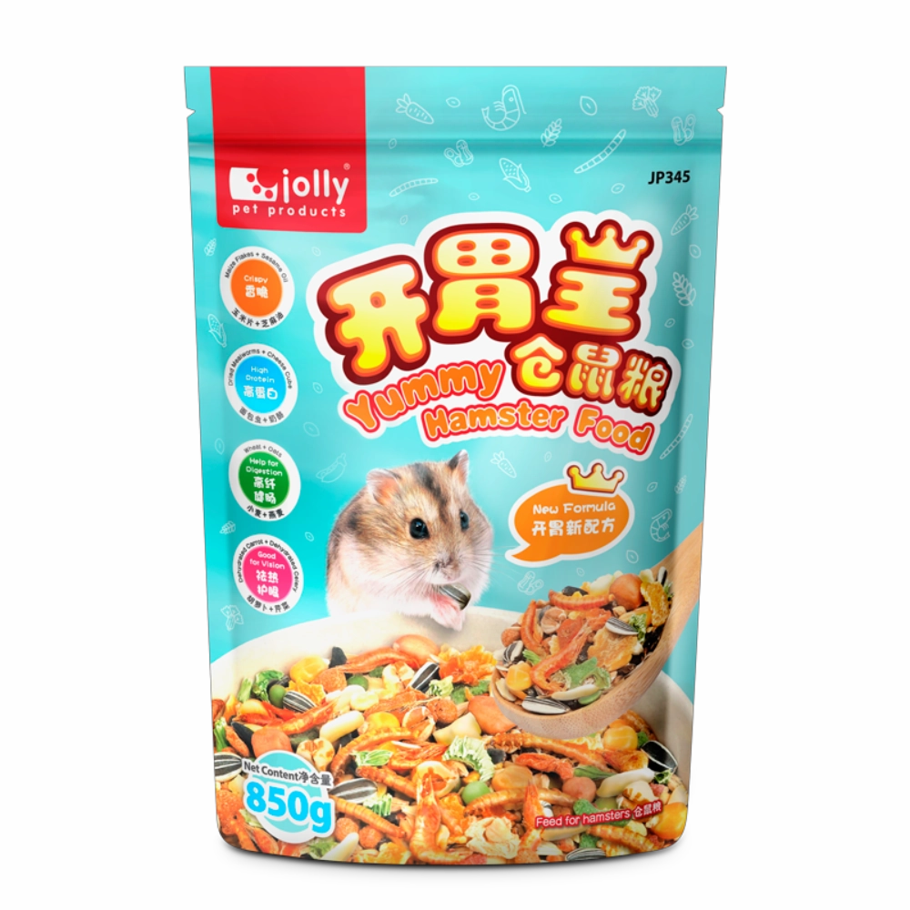 Jolly Yummy Hamster Food 850g (JP345) hamster food guinea pig food rabbit hay rodent treats mouse food