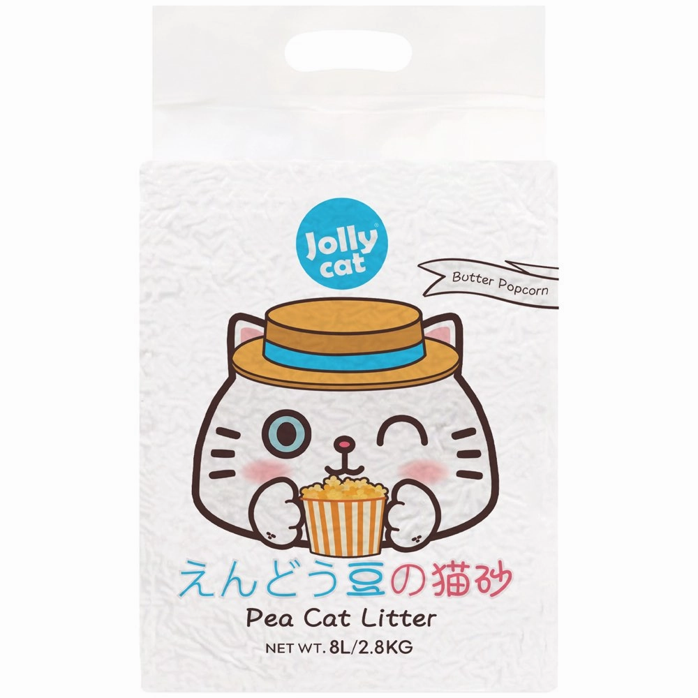 Jollycat Butter Popcorn Clumping Pea Cat Litter 8L kitten supplies kitten toys kitten food kitten litter box kitten bed