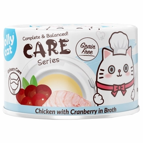 Jollycat Urinary Care Chicken With Cranberry In Broth Grain-Free Canned Cat Food 80g natural cat food soft cat treats freeze dried cat food organic cat treats indoor cat food