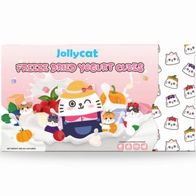 Jollycat Yoghurt Cubes Assorted Flavours Freeze-Dried Cat Treats 20pc natural cat food soft cat treats freeze dried cat food organic cat treats indoor cat food