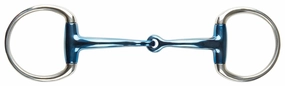 JP Korsteel Blue Steel Eggbutt Snaffle Bit cat fur care cat grooming tools cat deshedding brush cat bath kit cat nail trimmer