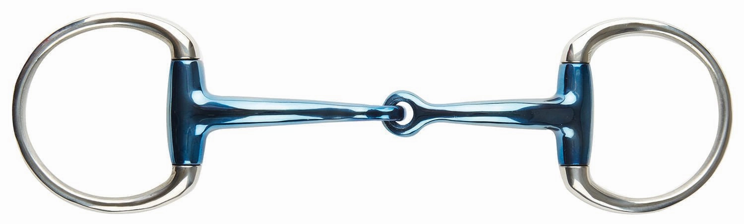 JP Korsteel Blue Steel Eggbutt Snaffle Bit cat fur care cat grooming tools cat deshedding brush cat bath kit cat nail trimmer